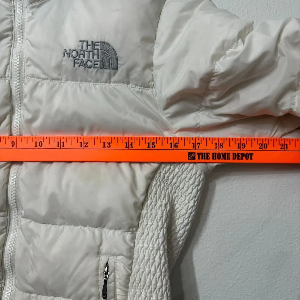 The North Face Aconcagua Women's Vintage 550 Down White Puffer Jacket Coat XS